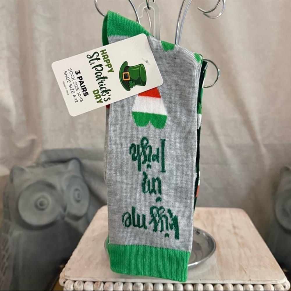 ⚡️Crest Brands "Happy St. Patrick's Day" Socks